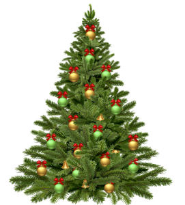 christmas tree with ornaments
